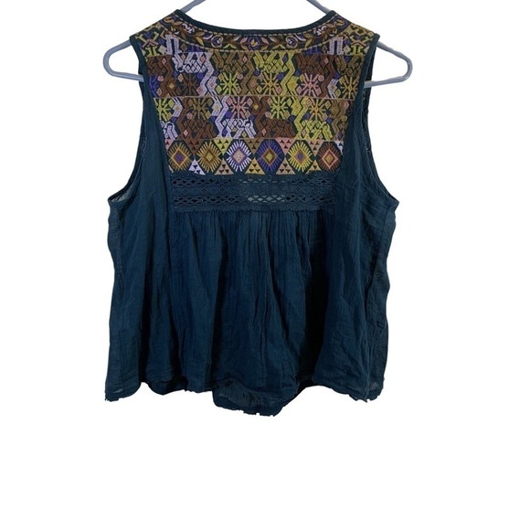 Free People Embroidered Lohri Crop Top, Size S - Picture 3 of 5